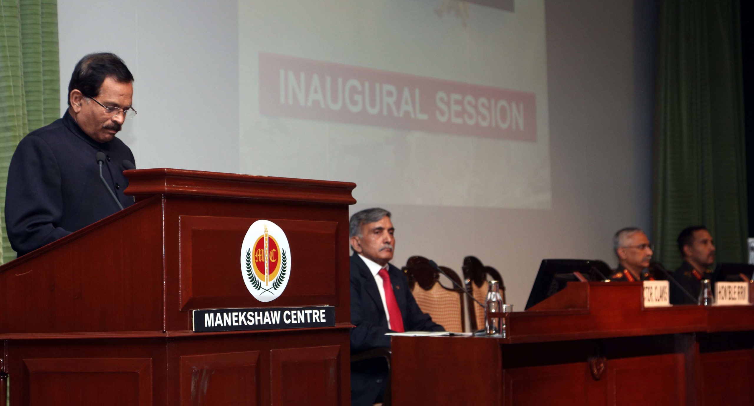 Indian Army International Seminar 'Changing Characteristics of Land Warfare and It’s Impact on the Military' inaugurated by Hon'ble RRM at Manekshaw Centre, New Delhi.
