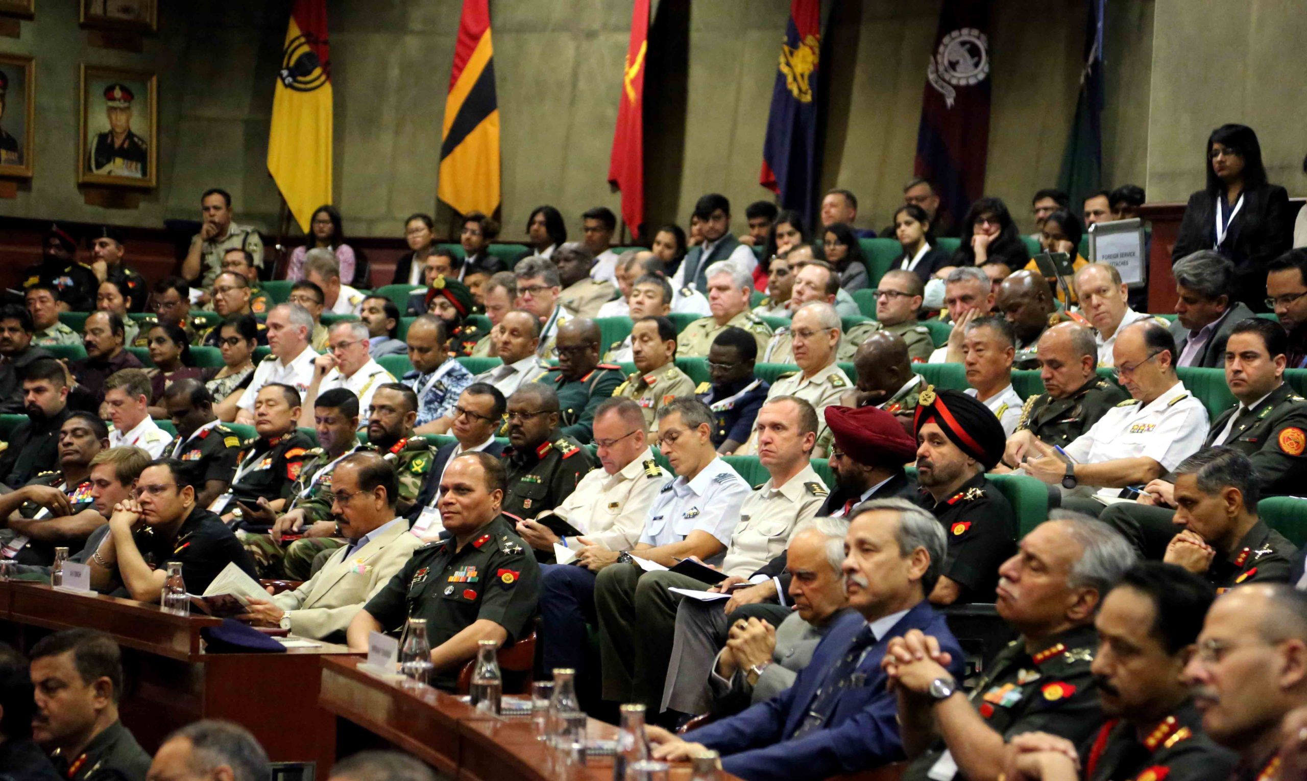 Indian Army International Seminar 'Changing Characteristics of Land Warfare and It’s Impact on the Military' inaugurated by Hon'ble RRM at Manekshaw Centre, New Delhi.